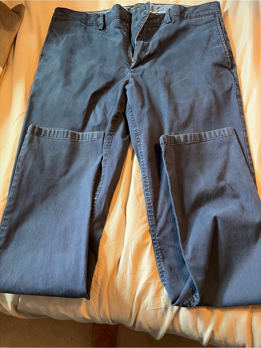 Banana Republic Men's Navy Straight-Leg Jeans